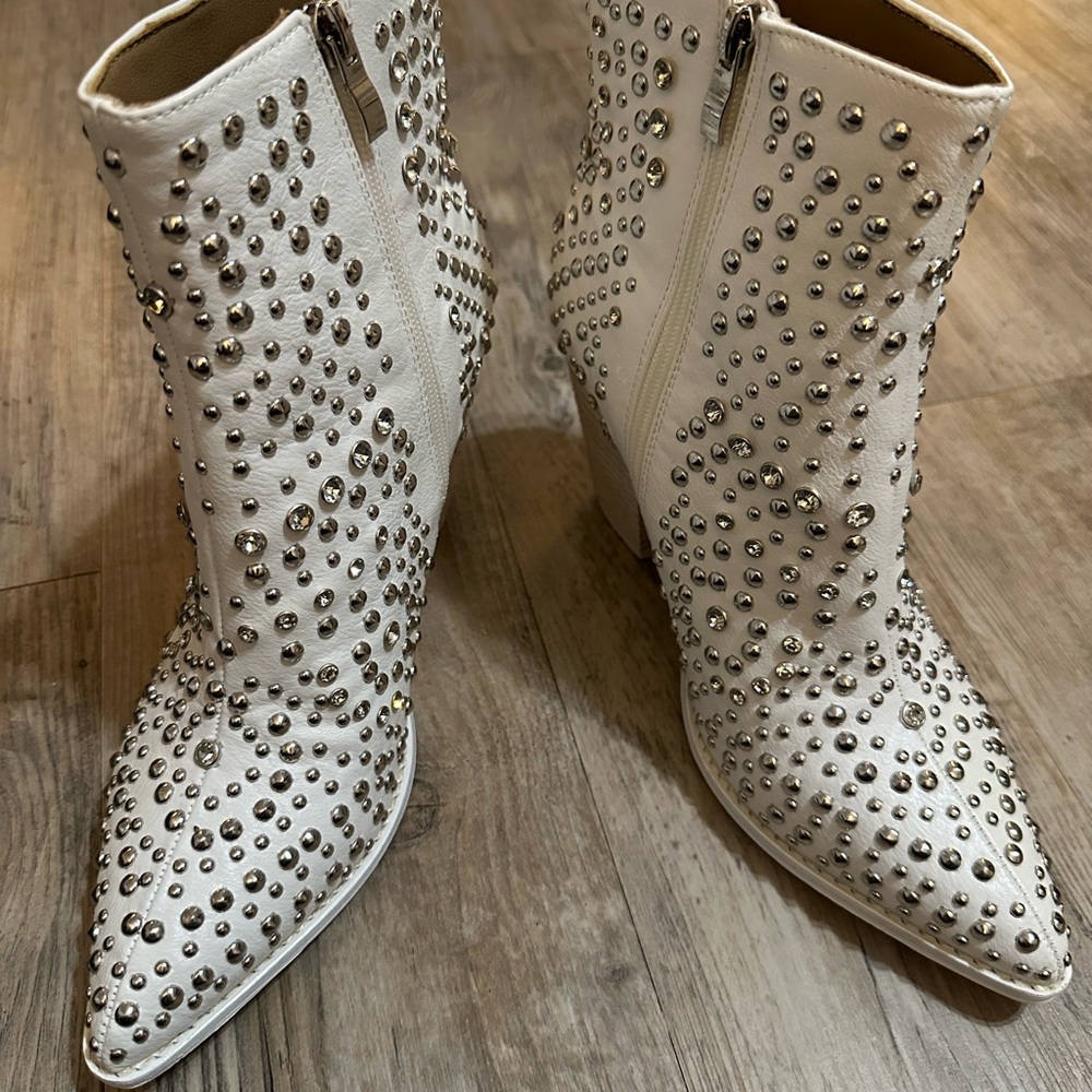 Glamorous Studded Ankle Boots